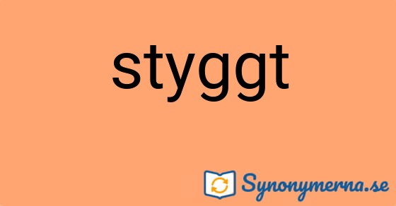 Bild som illustrerar ordet styggt och dess synonymer.