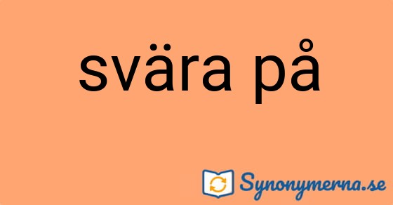 Bild som illustrerar uttrycket svära på och dess synonymer.