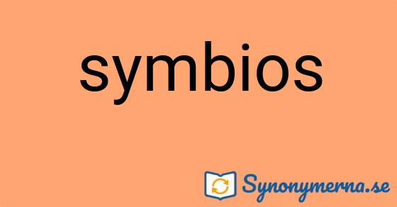 Bild som illustrerar ordet symbios och dess synonymer.