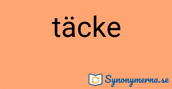 Bild som illustrerar ordet täcke och dess synonymer.