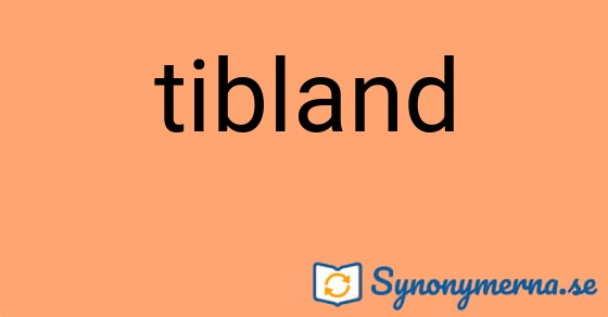 Bild som illustrerar ordet tibland och dess synonymer.