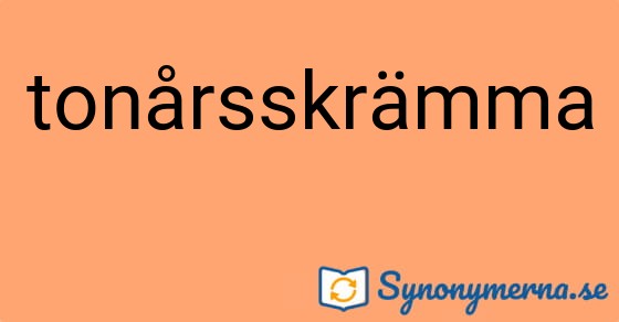 Bild som illustrerar ordet tonårsskrämma och dess synonymer.