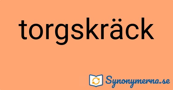 Bild som illustrerar ordet torgskräck och dess synonymer.