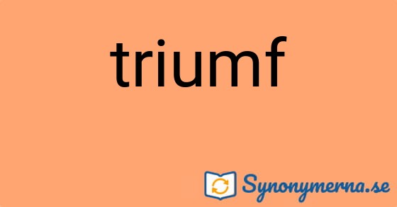 Bild som illustrerar ordet triumf och dess synonymer.