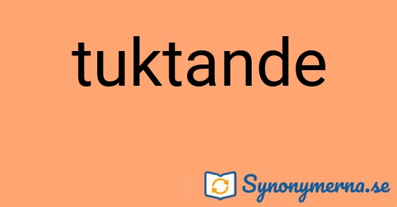 Bild som illustrerar ordet tuktande och dess synonymer.