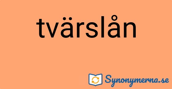 Bild som illustrerar ordet tvärslån och dess synonymer.