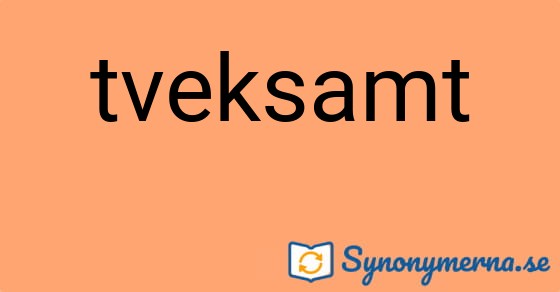 Bild som illustrerar ordet tveksamt och dess synonymer.
