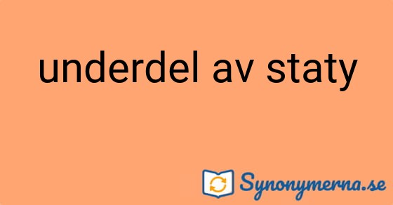 Bild som illustrerar uttrycket underdel av staty och dess synonymer.