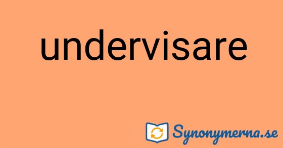 Bild som illustrerar ordet undervisare och dess synonymer.