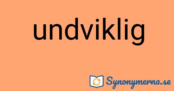 Bild som illustrerar ordet undviklig och dess synonymer.
