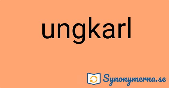 Bild som illustrerar ordet ungkarl och dess synonymer.