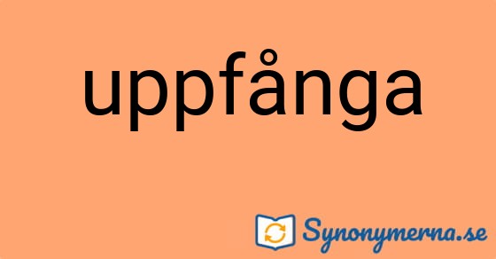 Bild som illustrerar ordet uppfånga och dess synonymer.