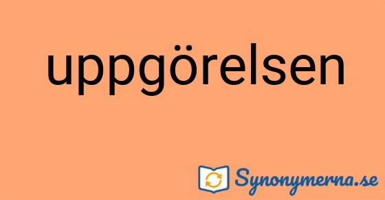 Bild som illustrerar ordet uppgörelsen och dess synonymer.