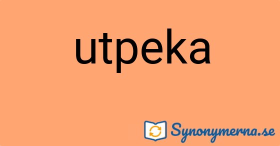 Bild som illustrerar ordet utpeka och dess synonymer.
