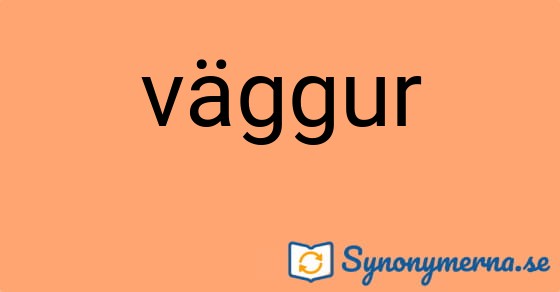 Bild som illustrerar ordet väggur och dess synonymer.