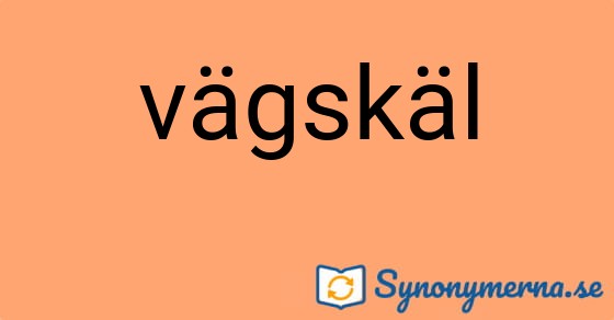 Bild som illustrerar ordet vägskäl och dess synonymer.