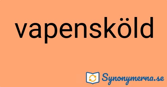 Bild som illustrerar ordet vapensköld och dess synonymer.