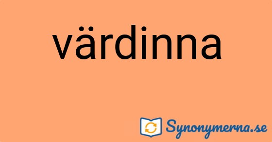 Bild som illustrerar ordet värdinna och dess synonymer.