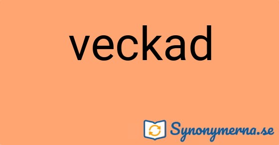 Bild som illustrerar ordet veckad och dess synonymer.