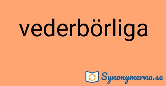 Bild som illustrerar ordet vederbörliga och dess synonymer.