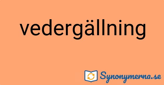 Bild som illustrerar ordet vedergällning och dess synonymer.