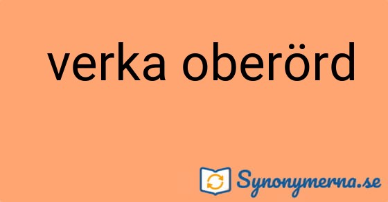 Bild som illustrerar uttrycket  verka oberörd och dess synonymer.