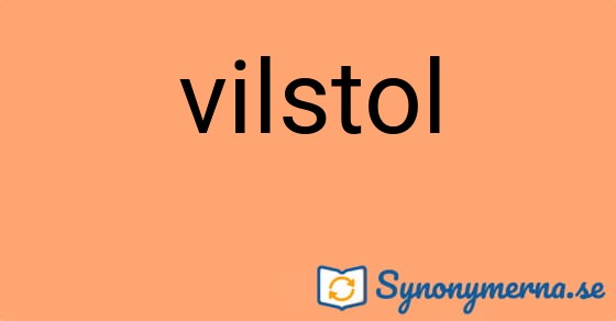Bild som illustrerar ordet vilstol och dess synonymer.