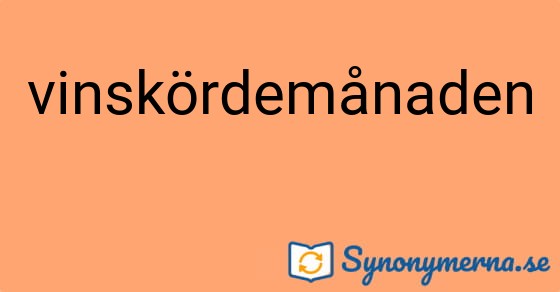 Bild som illustrerar ordet vinskördemånaden och dess synonymer.