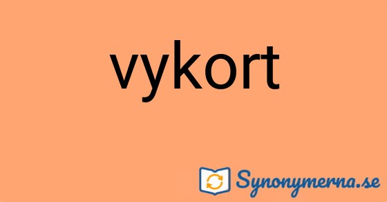 Bild som illustrerar ordet vykort och dess synonymer.
